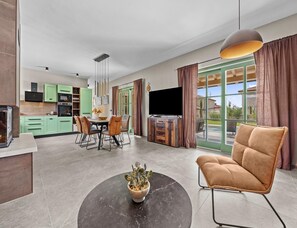 House | Living room - Elegant Family Retreat With Pool in Istria (Zminj)