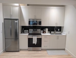 Microwave, oven, stovetop