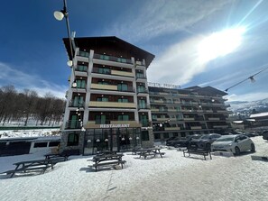 Exterior - Crystal Residence – Balcony with Ski Slope View (Bakuriani)