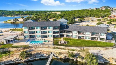 First Floor Lakefront Possum Kingdom Condo - Marina Access - Pool, Hot Tub, Gym