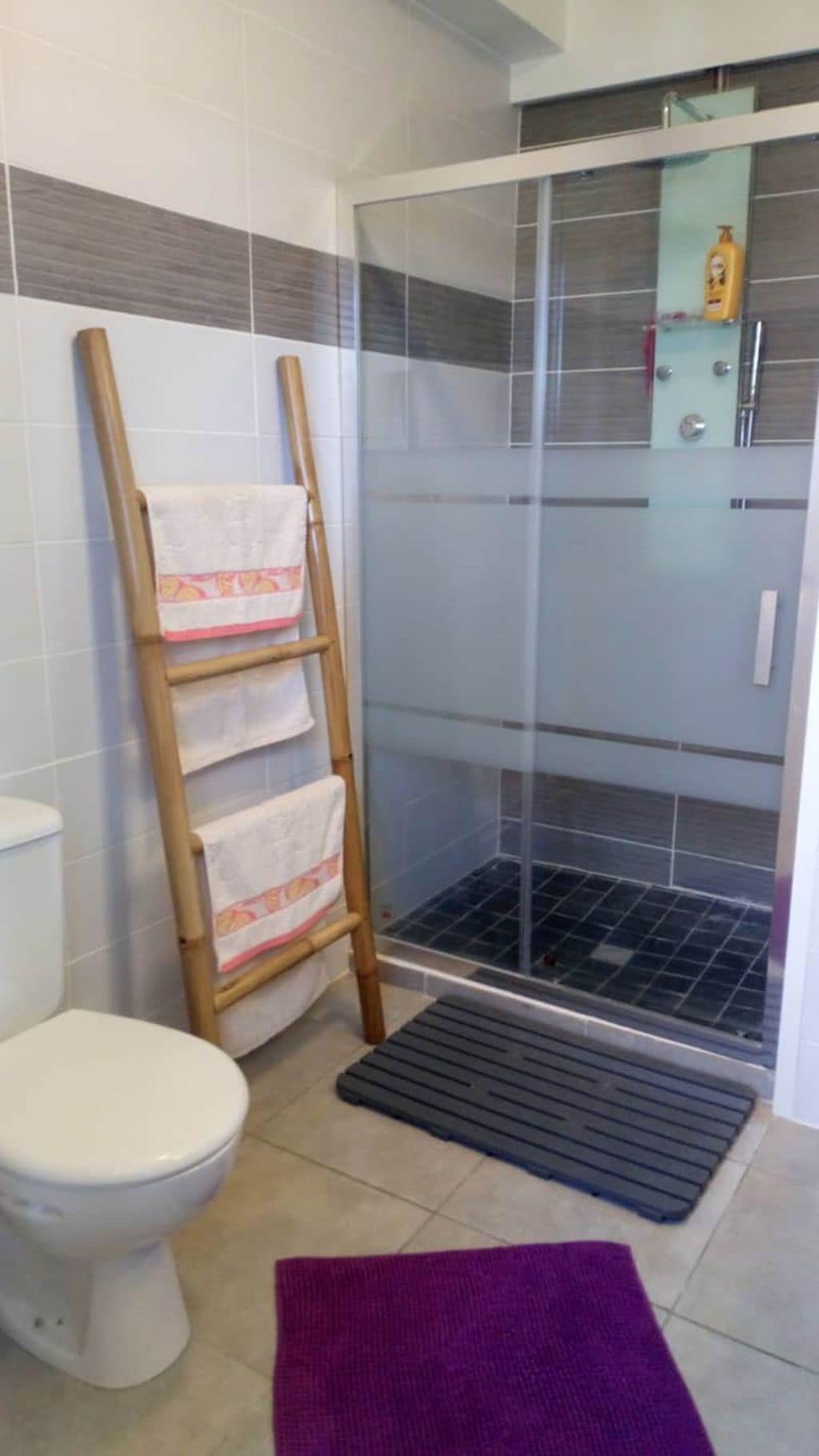 Shower, towels