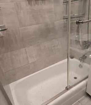 Shower, hair dryer