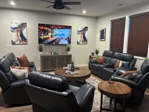 Living area - Masters Week Executive Retreat ,Media Room + Whiskey Lounge,  Grovetown, GA (Grovetown)