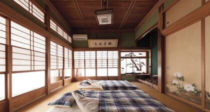 Tsubaki House, an old private house salon in the village of fermentation Kouzaki, a farmhouse in the middle of rice paddies.