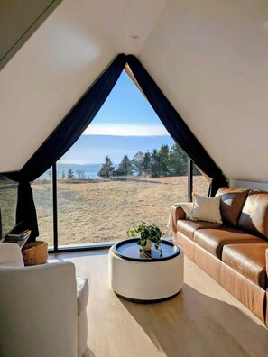 TV - Osprey Cabin - Ocean Front Acadia A Frame Cabin (Tremont)