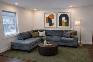 Living area - #3 Richards Ave BRAND NEW 2 BR Apt. 1/2 mile to CASV (Oneonta)