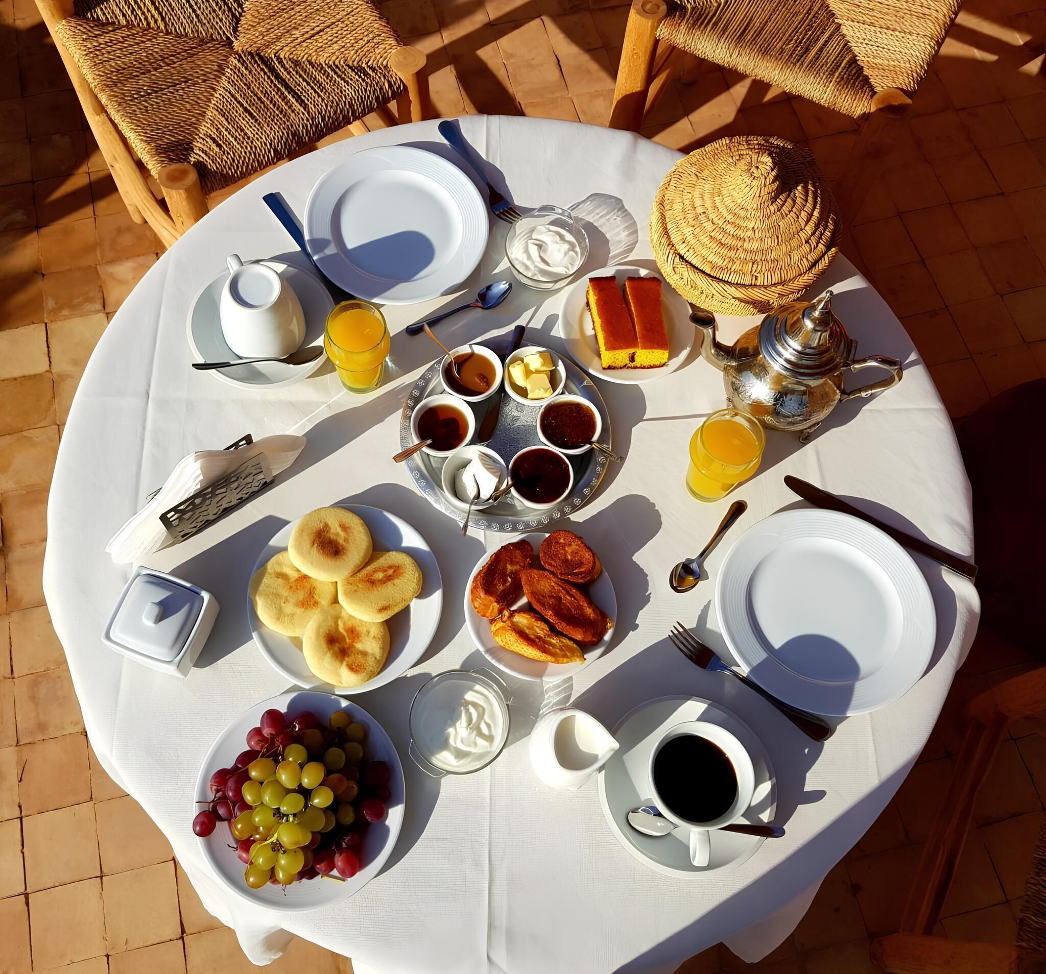 Free daily local cuisine breakfast 