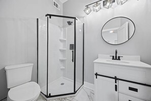 Towels, soap, toilet paper