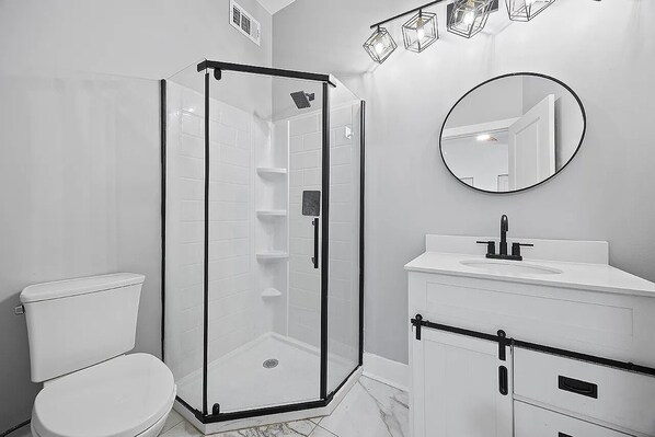 Towels, soap, toilet paper