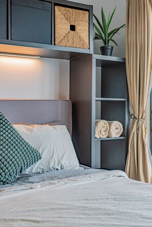 1 bedroom, iron/ironing board, free WiFi, bed sheets - Palm Vibe Penthouse Studio - Downtown Punta Cana (Punta Cana)