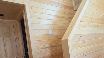 Premium Cabin, Mountain View | Premium bedding, memory foam beds, free WiFi, bed sheets