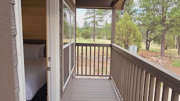 Premium Cabin, Mountain View | Terrace/patio