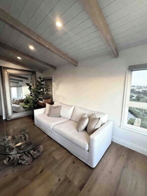 Smart TV, fireplace - Dana Point Ocean View Luxury Condo - 30+ Night Min - Extended Stay Discounts (Monarch Beach)