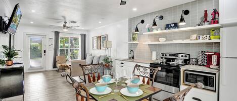 Microwave, oven, stovetop