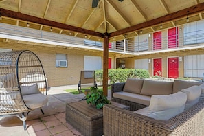 Comfort-Apartment, Gartenblick | Terrasse/Patio