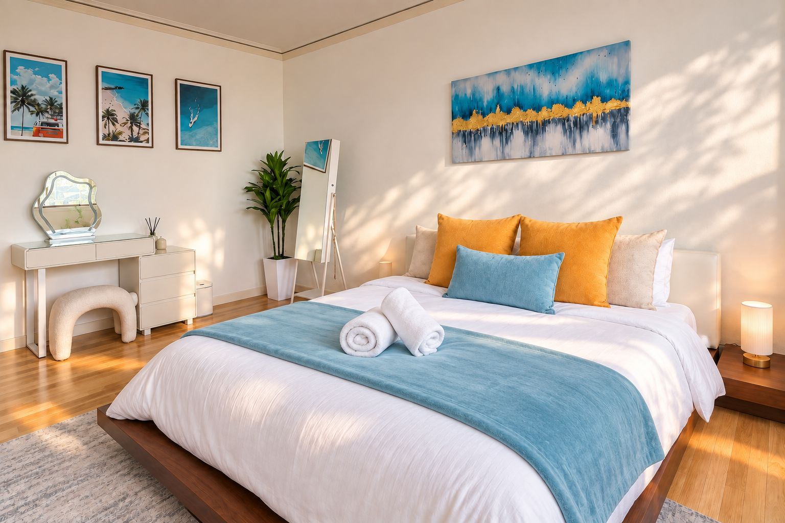 2 bedrooms, iron/ironing board, WiFi (free), bed sheets
