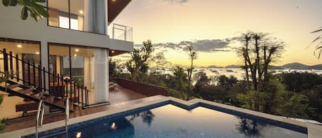 Villa, 2 habitaciones, piscina privada, vistas al mar | Exterior