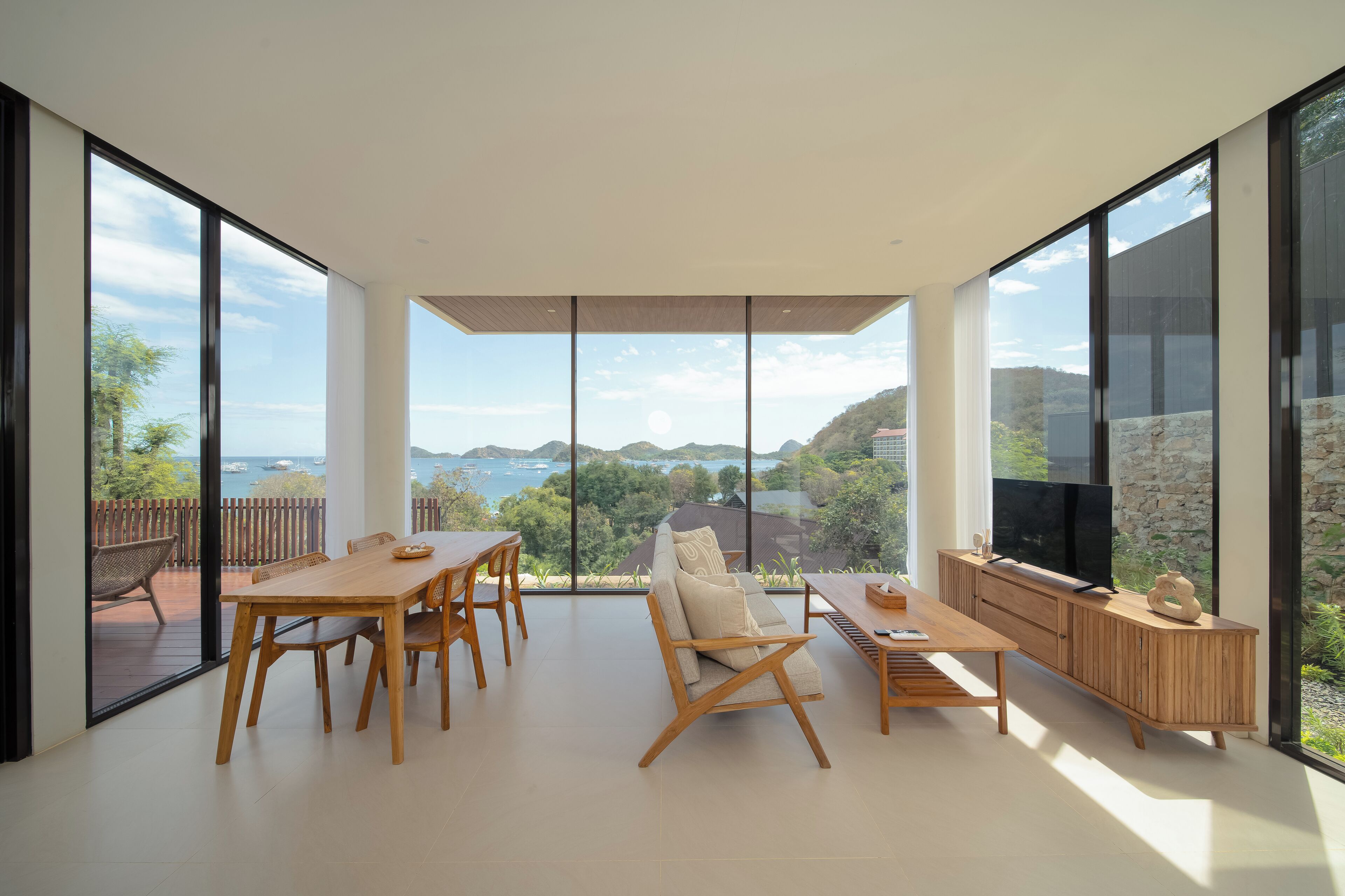 Villa, 2 Bedrooms, Private Pool, Ocean View | Living area