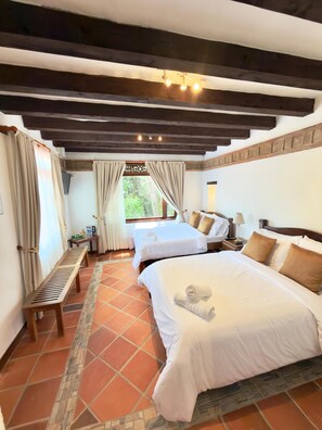 Premium Quadruple Room, Pool View | Free WiFi