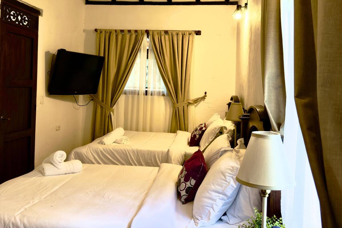 Familievilla, hageutsikt