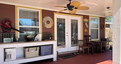 New Listing! Florida Room Suite with large overed porch. Fit for a Queen/King!