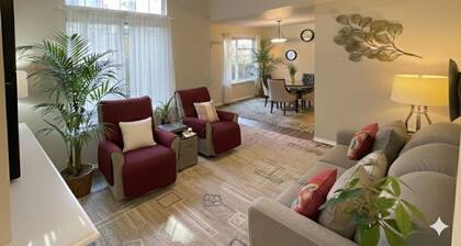 Bright & Spacious Renton Retreat: Dedicated Office + Modern Vibe