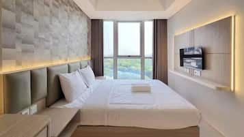 Apartment, 1 Bedroom, City View | Iron/ironing board, free WiFi