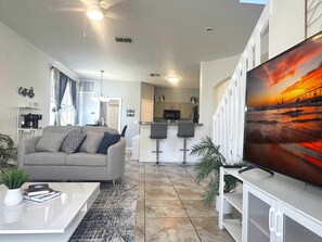 Villa, 5 Bedrooms | Living area - Family Villa 5 bedroom near disney world 5 Villa (Davenport)