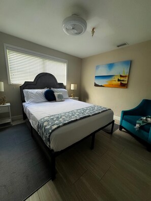 2 bedrooms, desk, iron/ironing board, free WiFi