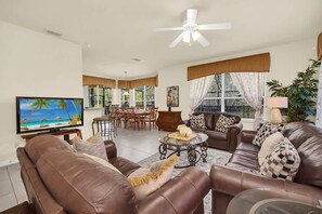 House, 5 Bedrooms | Living area - Near Disney Amazing 5 Bd Home - Private Pool 5 Bedroom Home (Davenport)