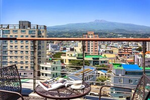 Junior Room, 2 Queen Beds, Terrace, Mountain View | Terrace/patio - Temata Hotel Seogwipo Jeju (Seogwipo)
