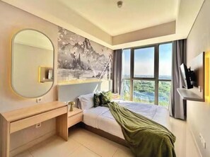 Apartemen, 1 kamar tidur, pemandangan kota | Pemandangan dari kamar