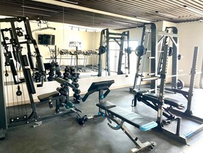 Fitness facility - Beautiful apartment with ocean view (Santo Domingo Este)