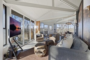 TV - Escape to the Trees: Your Lake of the Ozarks Villa with Resort Perks! (Lake Ozark)