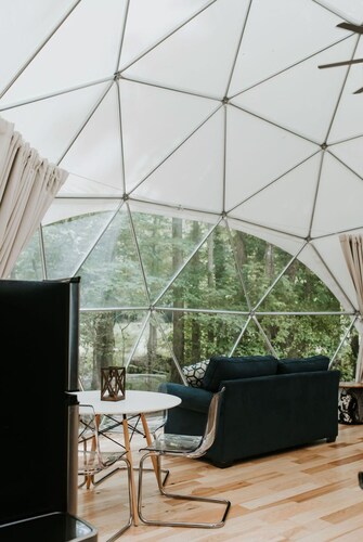 Gatlinburg Glamping Dome #1 Couples retreat at natural scape