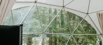 Gatlinburg Glamping Dome #1 Couples retreat at natural scape