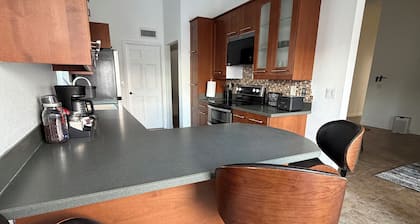 Relax and work Close to stadiums, golf, restaurants, and outdoor activities