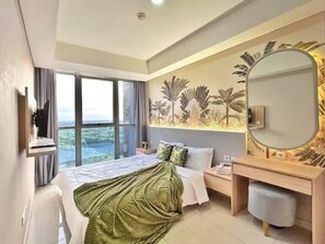 아파트, 침실 1개, 시내 전망 | 다리미/다리미판, 무료 WiFi