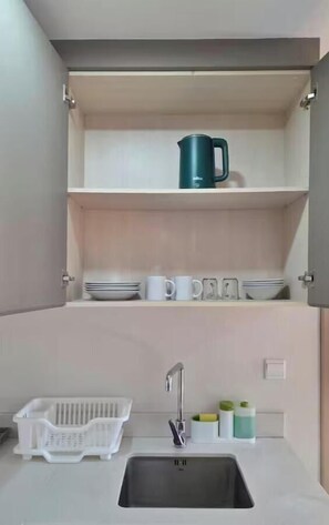 Apartment, 1 Bedroom, City View | Private kitchen - SeaWell By SanLiving - 1BR - PIK (Jakarta)