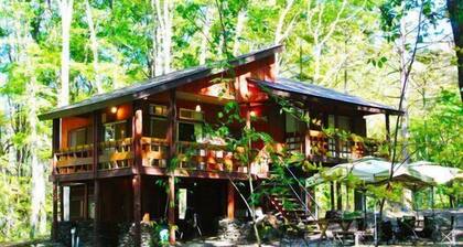 A private lodge where you can enjoy authentic BBQ surrounded by nature