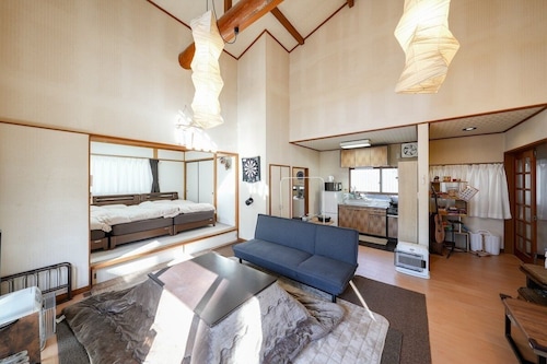 A private villa you can enjoy outdoor activities such as BBQ, bonfires, sauna