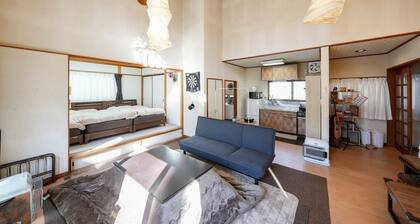 A private villa you can enjoy outdoor activities such as BBQ, bonfires, sauna