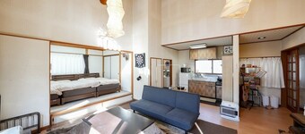 A private villa you can enjoy outdoor activities such as BBQ, bonfires, sauna