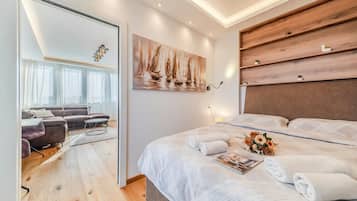 Standardlejlighed - flere soveværelser (Aurora Park View Apartment) | 1 soveværelse, gratis Wi-Fi, sengetøj