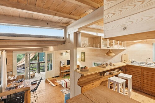 La Grande Cabane Nature Ocean Swimming pool Yoga