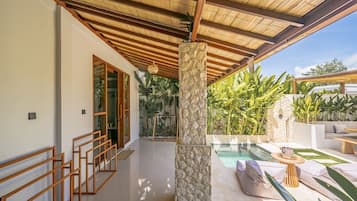 Deluxe Villa, 2 Bedrooms, Patio, Pool View | View from room