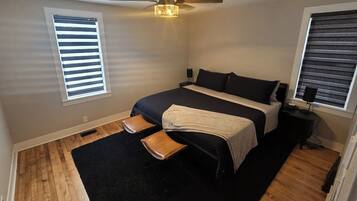 2 chambres, fer et planche Ă repasser, Wi-Fi, draps fournis