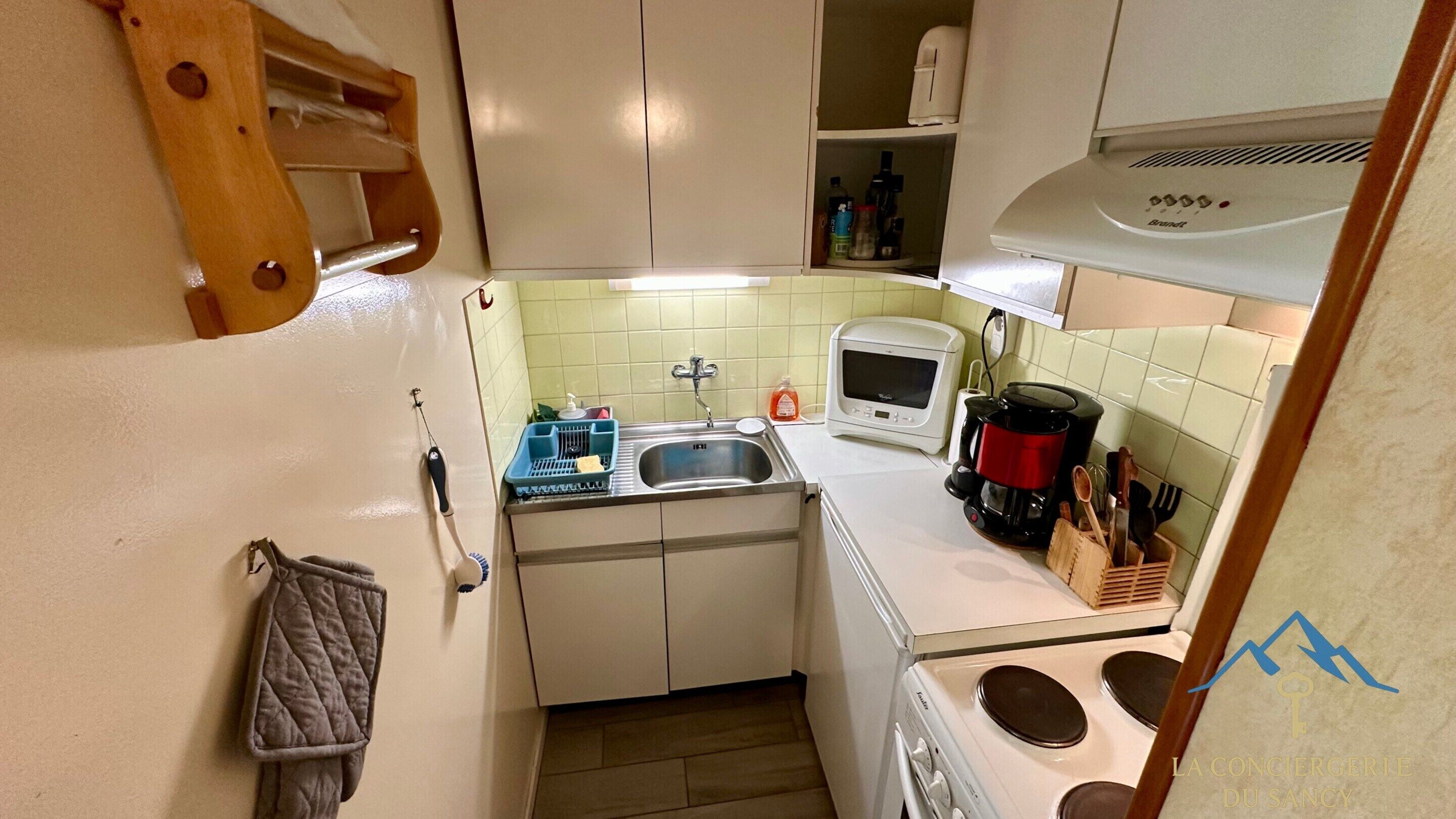 Apartment | Private kitchen | Cleaning supplies