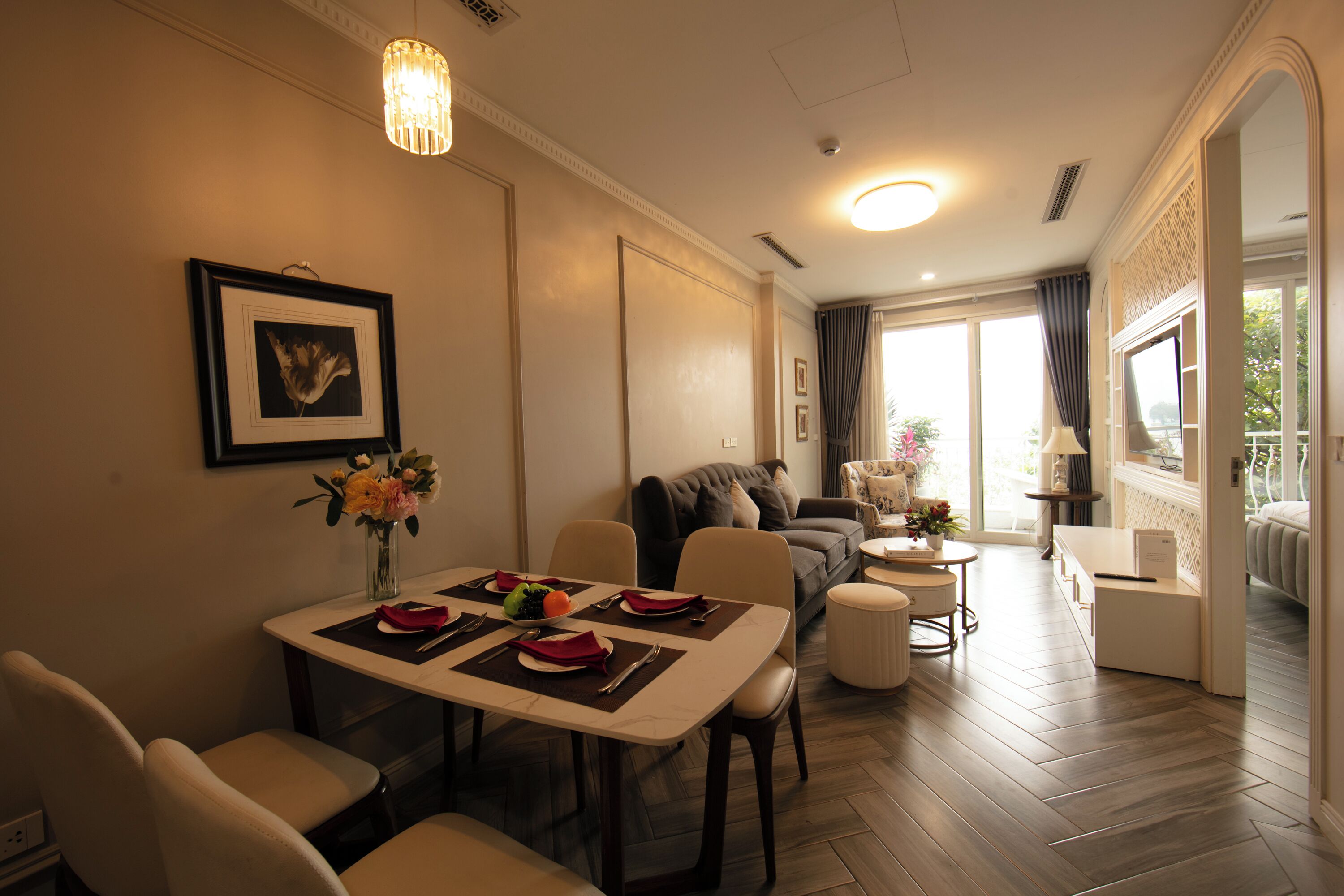 ดีลักซ์อพาร์ทเมนท์, 2 ห้องนอน, ระเบียง, วิวทะเลสาบ | มินิบาร์, ตู้นิรภัยในห้องพัก, ผ้าม่านกันแสง, ห้องเก็บเสียง