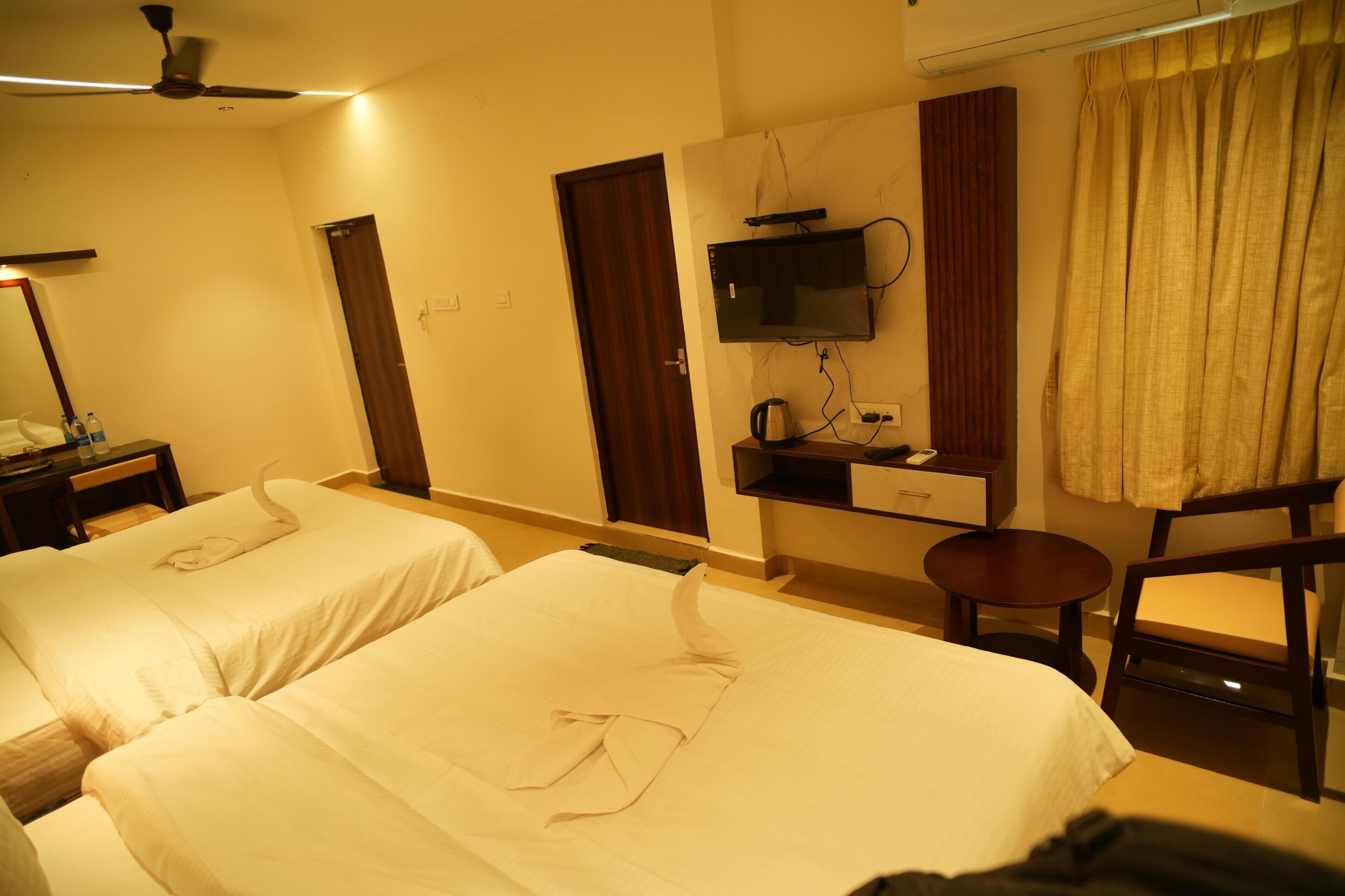 家庭四人房, 城市景觀